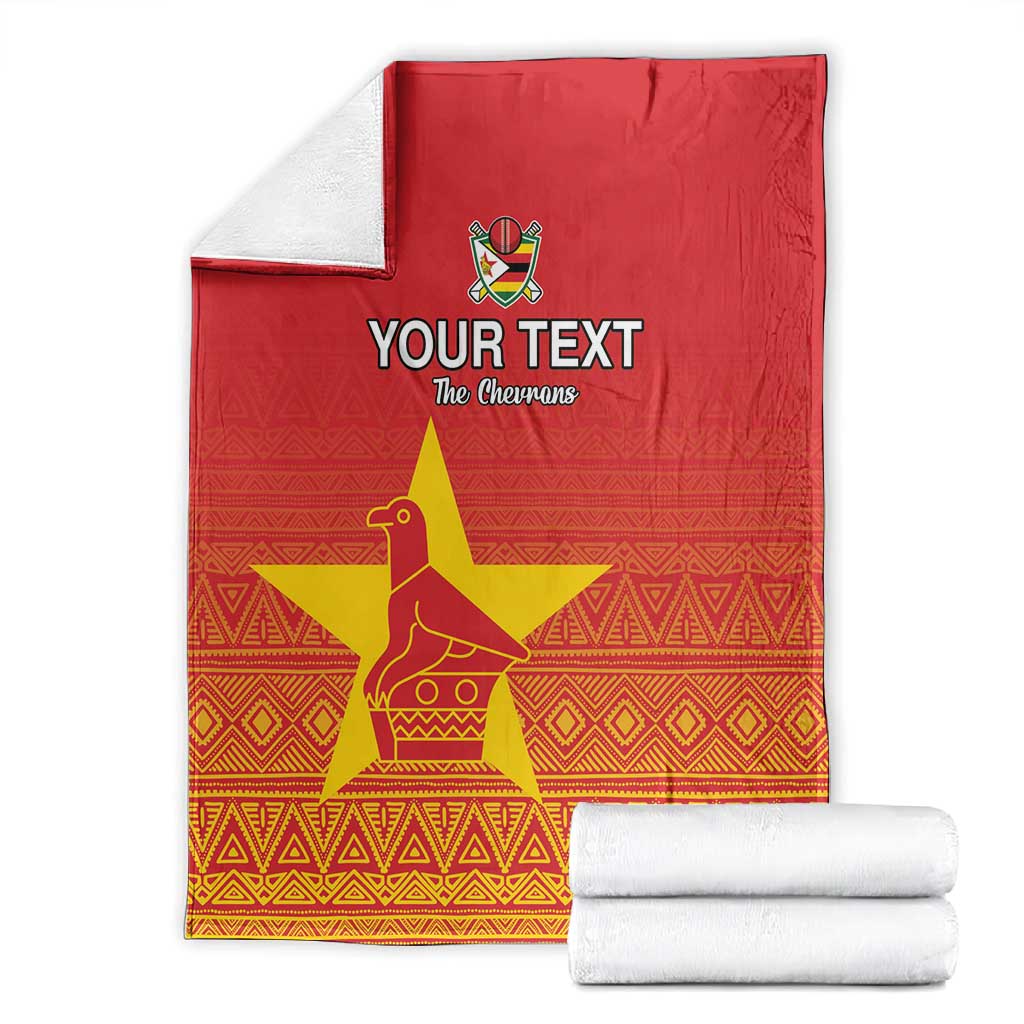 Custom Zimbabwe Cricket Blanket Go Champions LT15