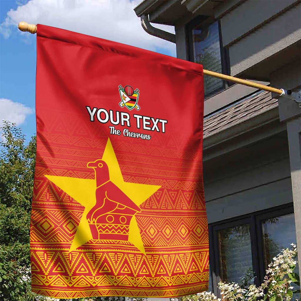 Custom Zimbabwe Cricket Garden Flag Go Champions LT15