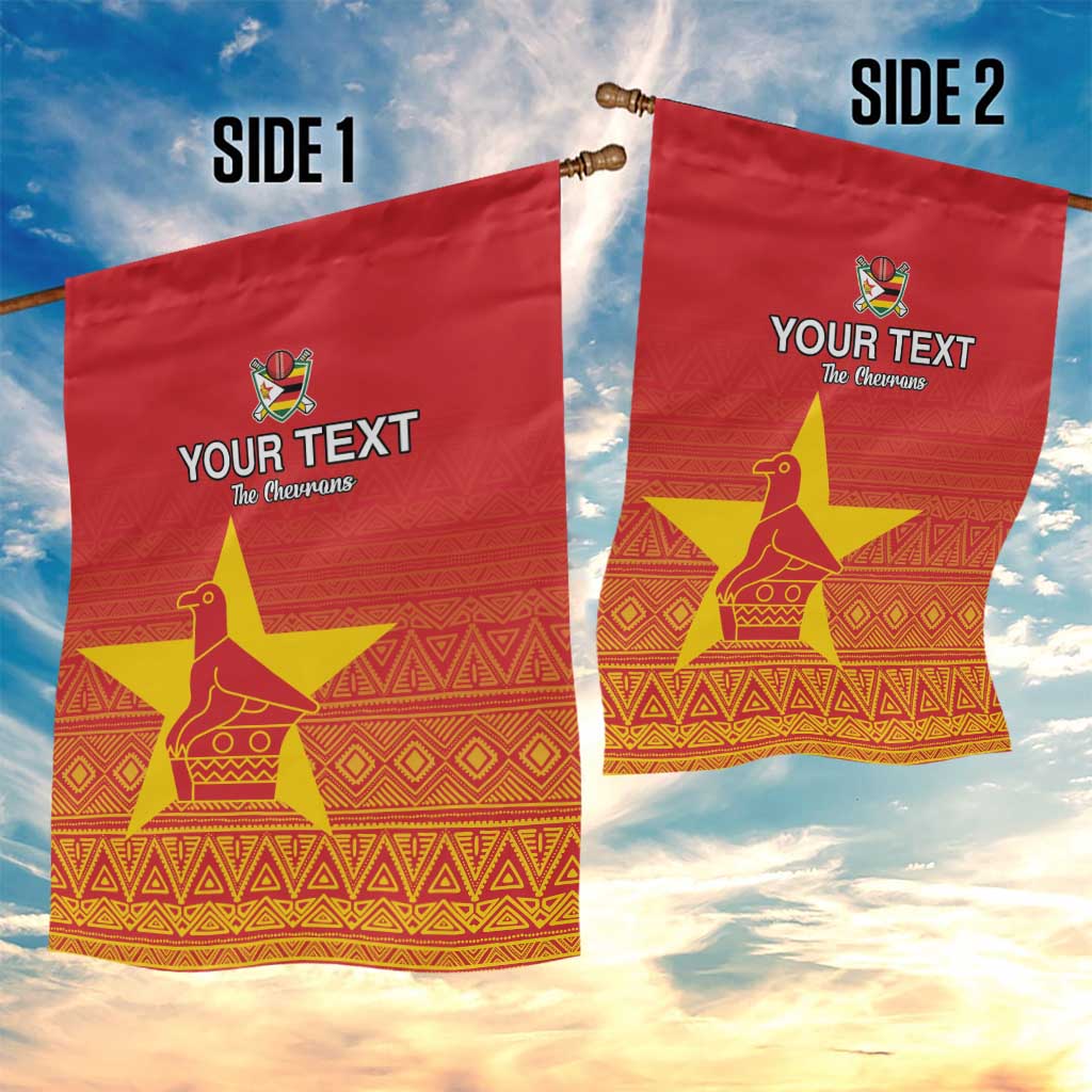 Custom Zimbabwe Cricket Garden Flag Go Champions LT15