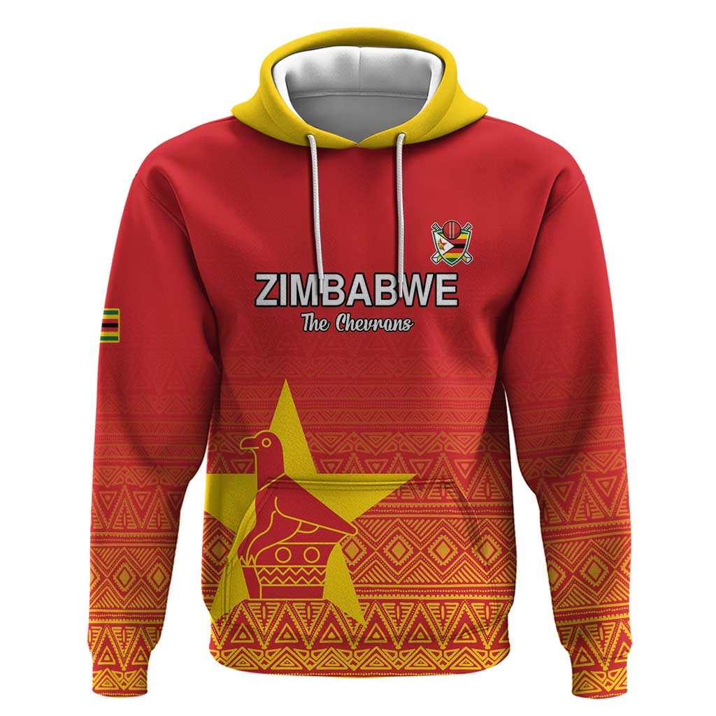Custom Zimbabwe Cricket Hoodie Go Chevrons LT15