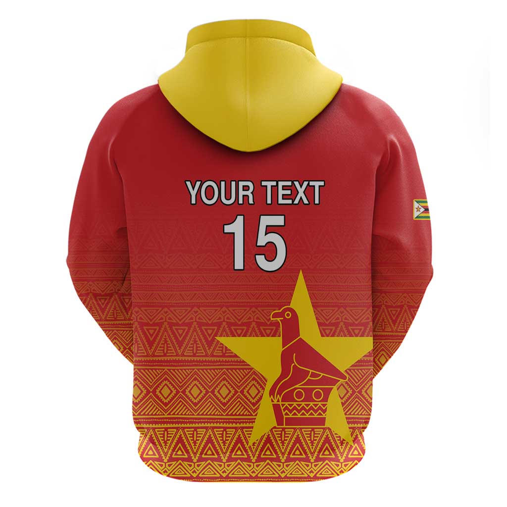 Custom Zimbabwe Cricket Hoodie Go Chevrons LT15