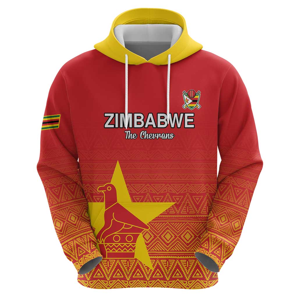Custom Zimbabwe Cricket Hoodie Go Chevrons LT15