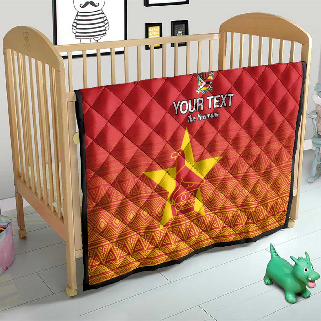 Custom Zimbabwe Cricket Quilt Go Champions LT15