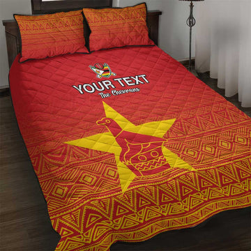 Custom Zimbabwe Cricket Quilt Bed Set Go Champions LT15