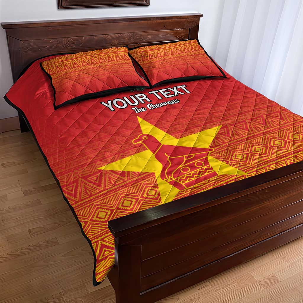 Custom Zimbabwe Cricket Quilt Bed Set Go Champions LT15