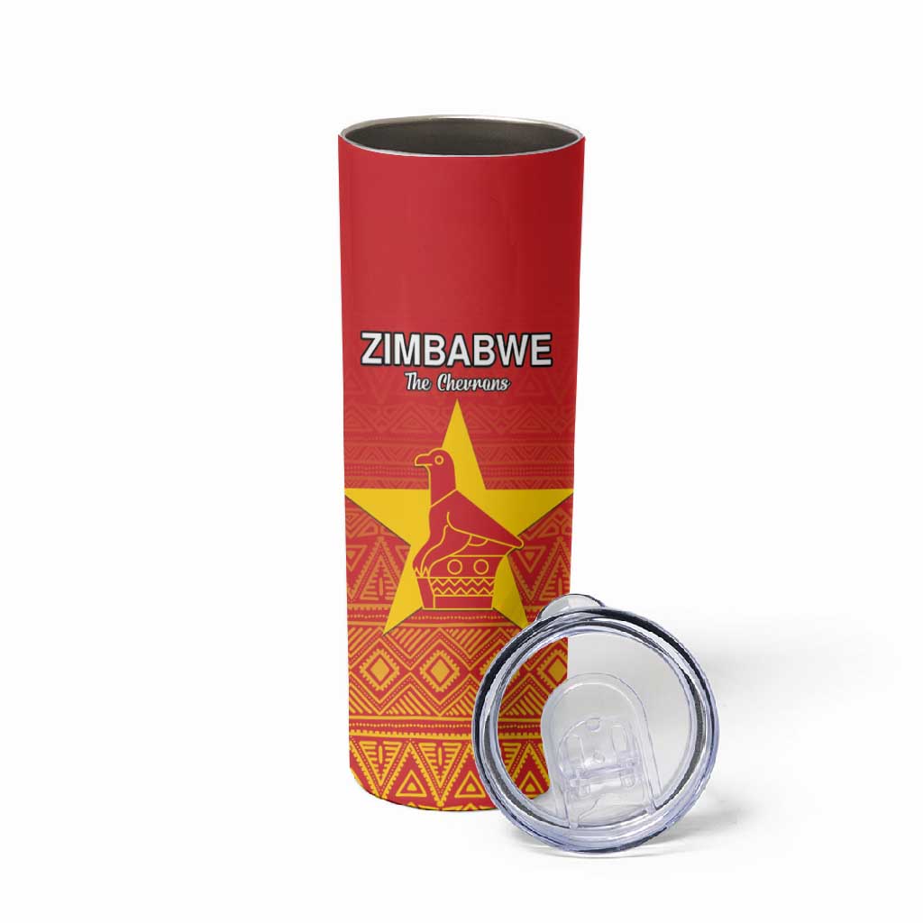 Custom Zimbabwe Cricket Skinny Tumbler Go Champions LT15