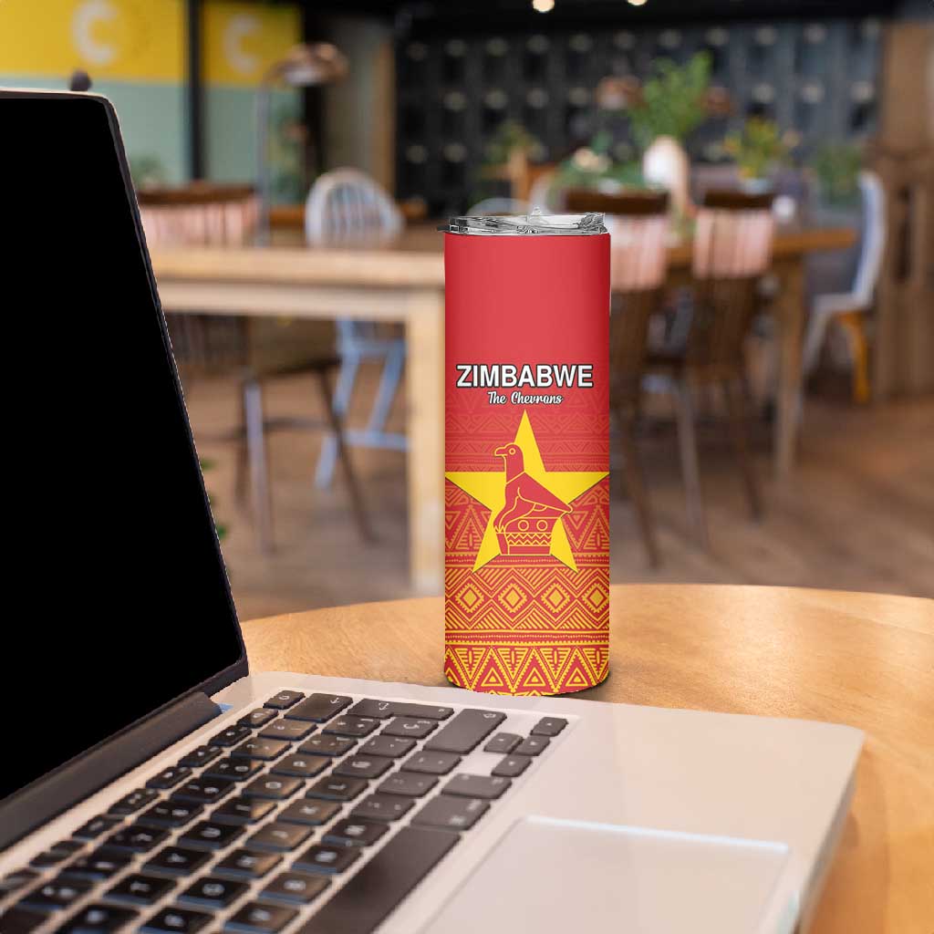 Custom Zimbabwe Cricket Skinny Tumbler Go Champions LT15