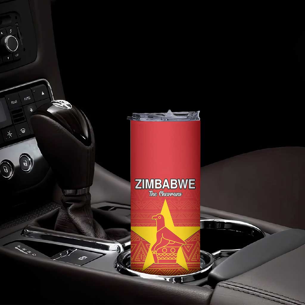 Custom Zimbabwe Cricket Skinny Tumbler Go Champions LT15