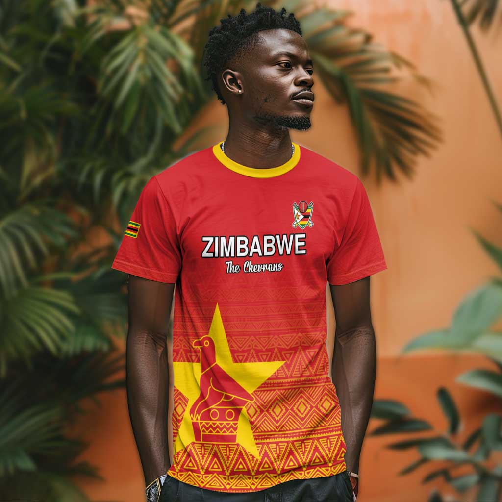 Custom Zimbabwe Cricket T shirt Go Champions LT15