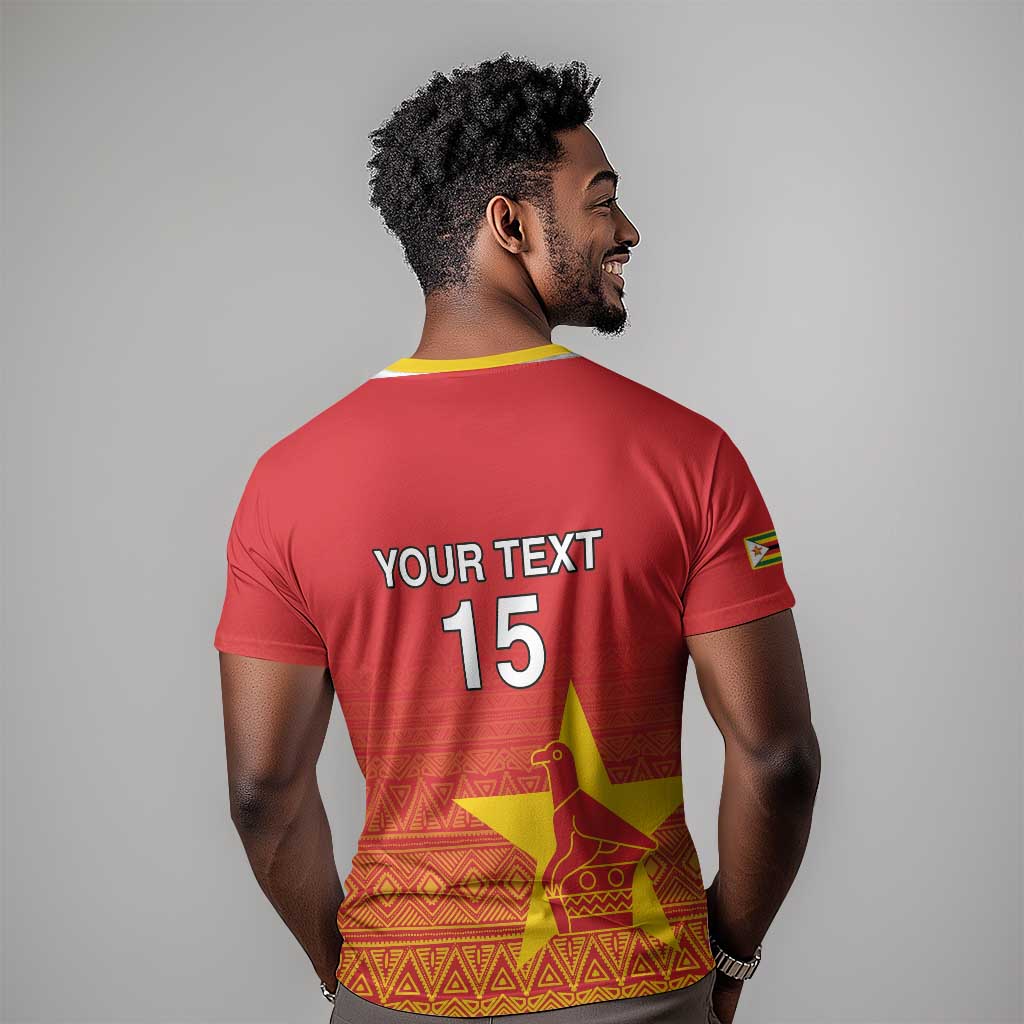 Custom Zimbabwe Cricket T shirt Go Champions LT15