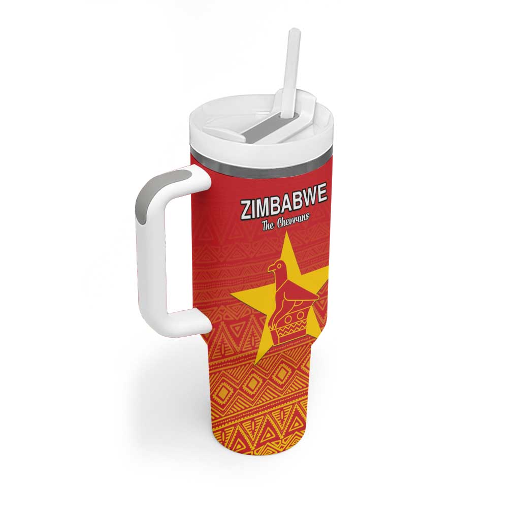 Custom Zimbabwe Cricket Tumbler With Handle Go Champions LT15