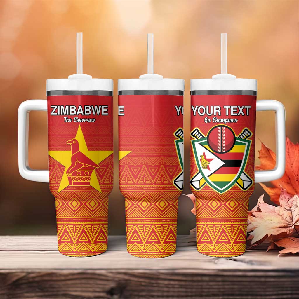 Custom Zimbabwe Cricket Tumbler With Handle Go Champions LT15