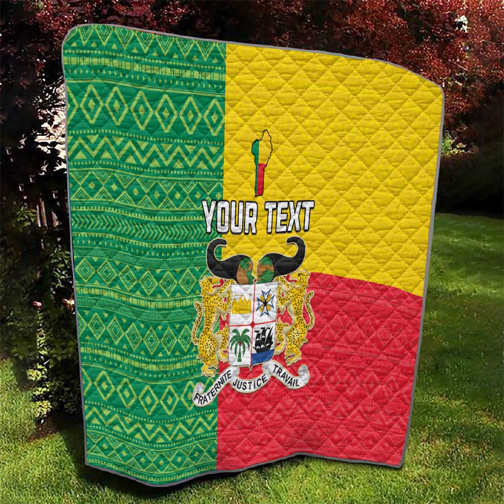 Personalised Afro Benin Quilt Flag Style - African Pattern LT15