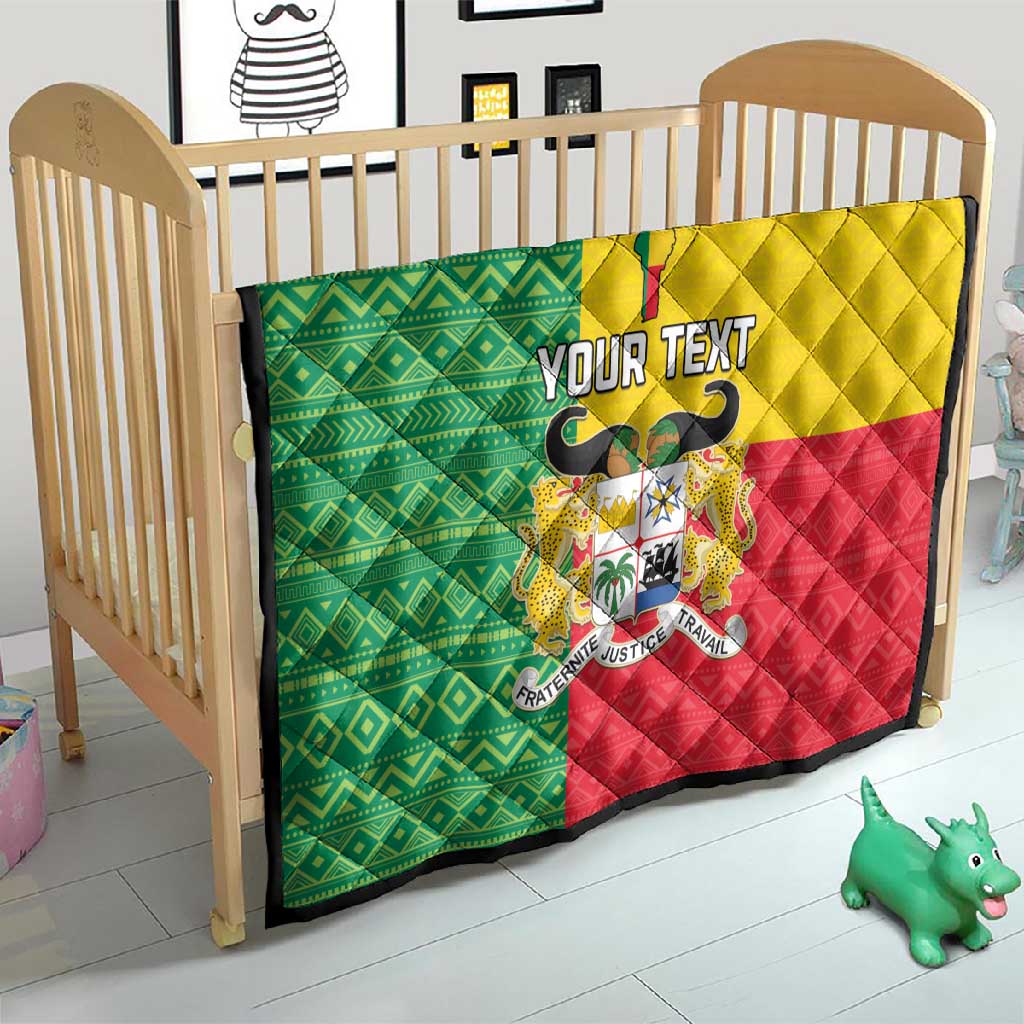 Personalised Afro Benin Quilt Flag Style - African Pattern LT15