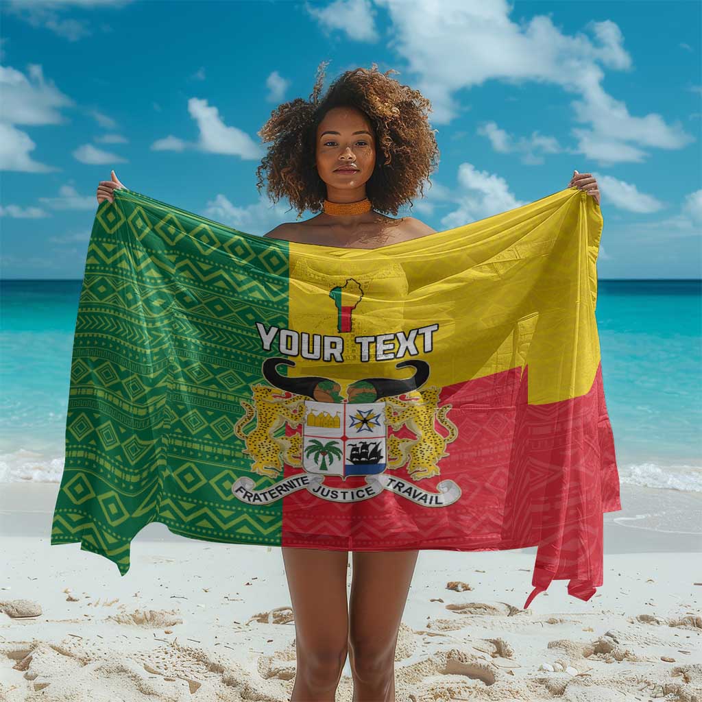 Personalised Afro Benin Sarong Flag Style - African Pattern LT15