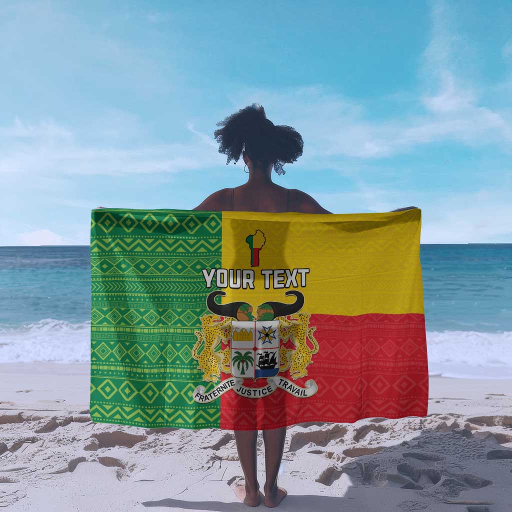 Personalised Afro Benin Sarong Flag Style - African Pattern LT15