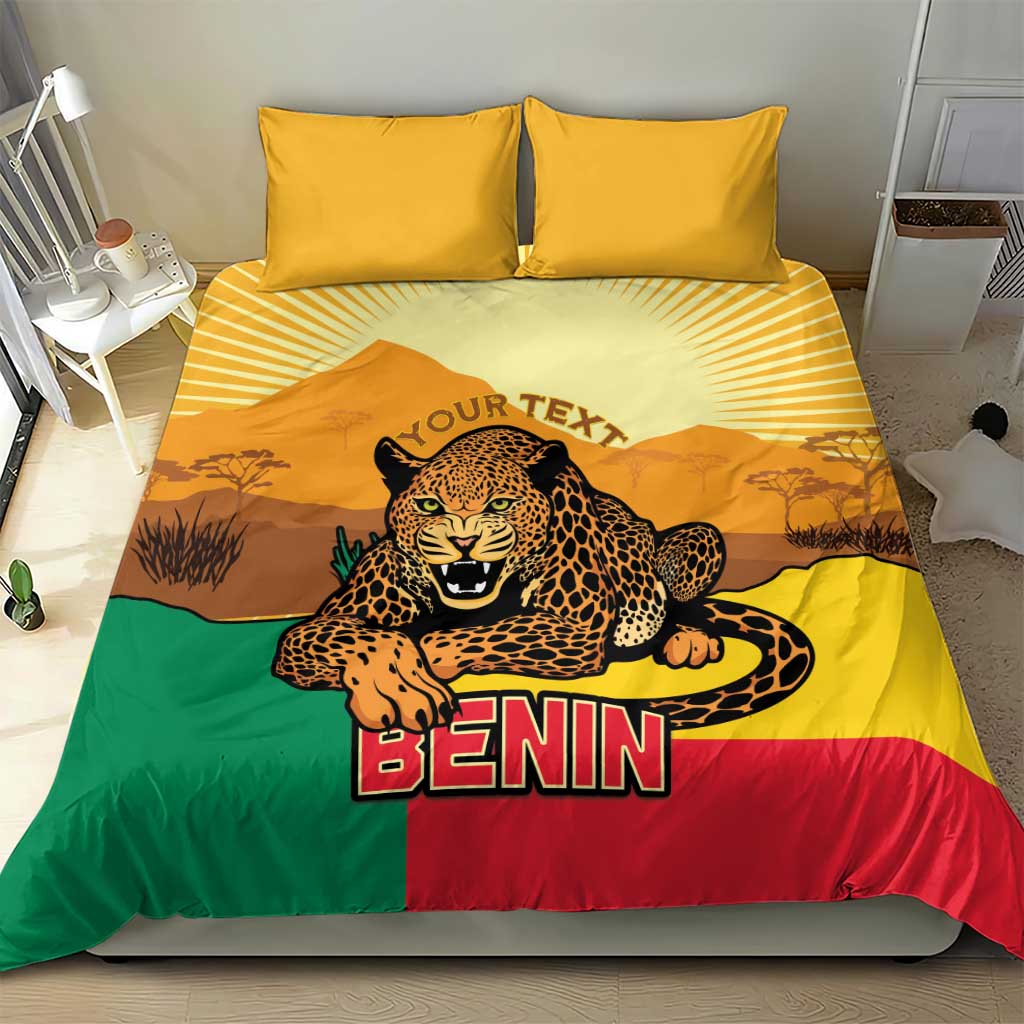 Personalised Afro Benin Leopard Bedding Set Stay True - Stay Wild LT15