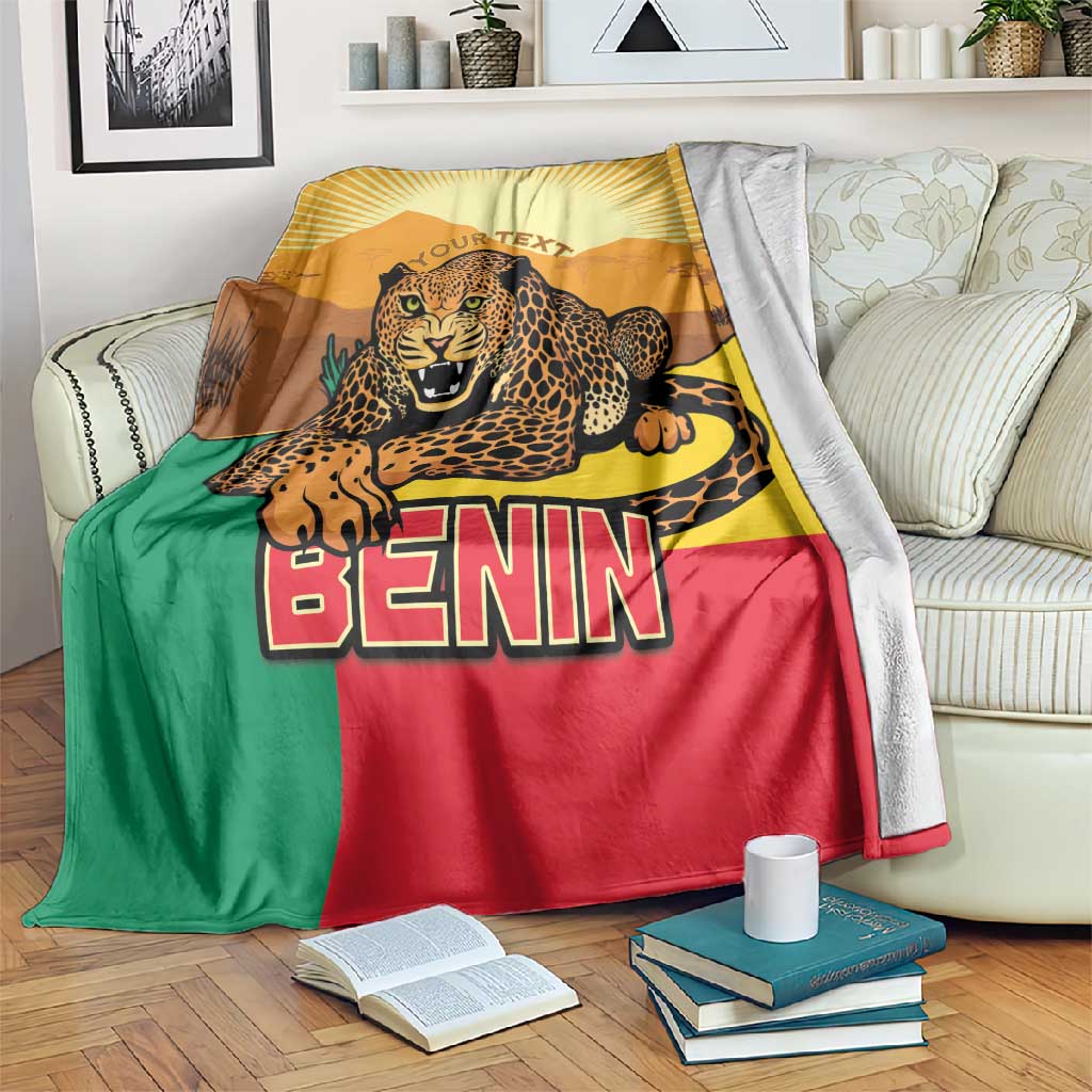 Personalised Afro Benin Leopard Blanket Stay True - Stay Wild LT15