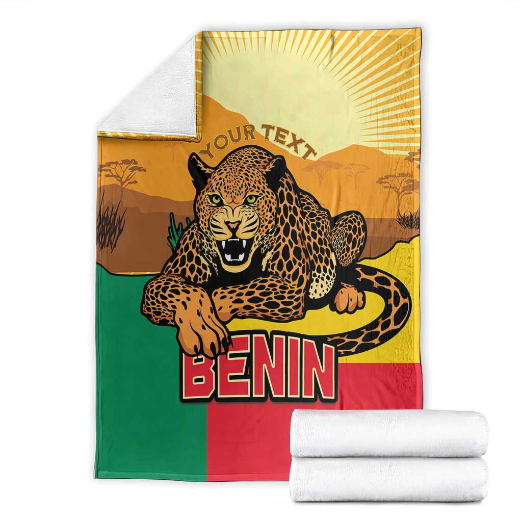 Personalised Afro Benin Leopard Blanket Stay True - Stay Wild LT15