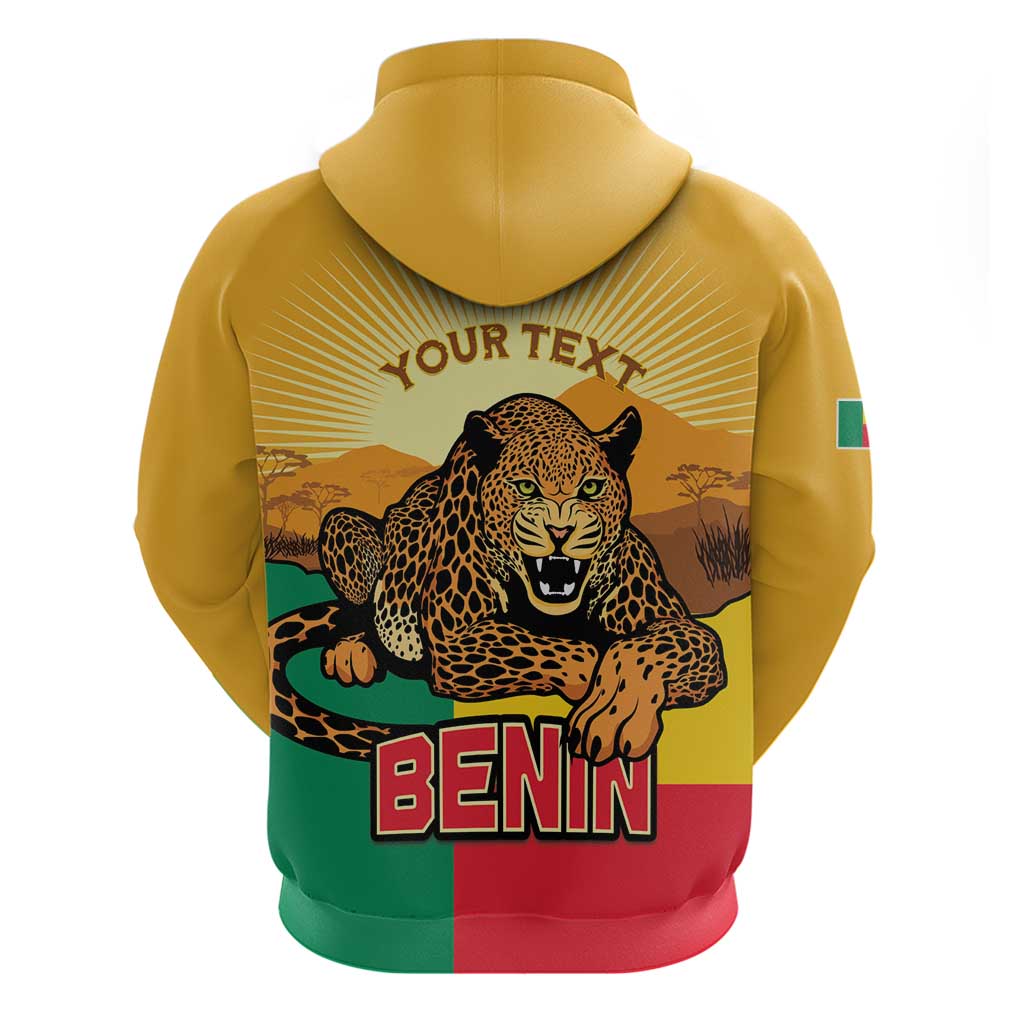 Personalised Benin Leopard Hoodie Stay True - Stay Wild LT15
