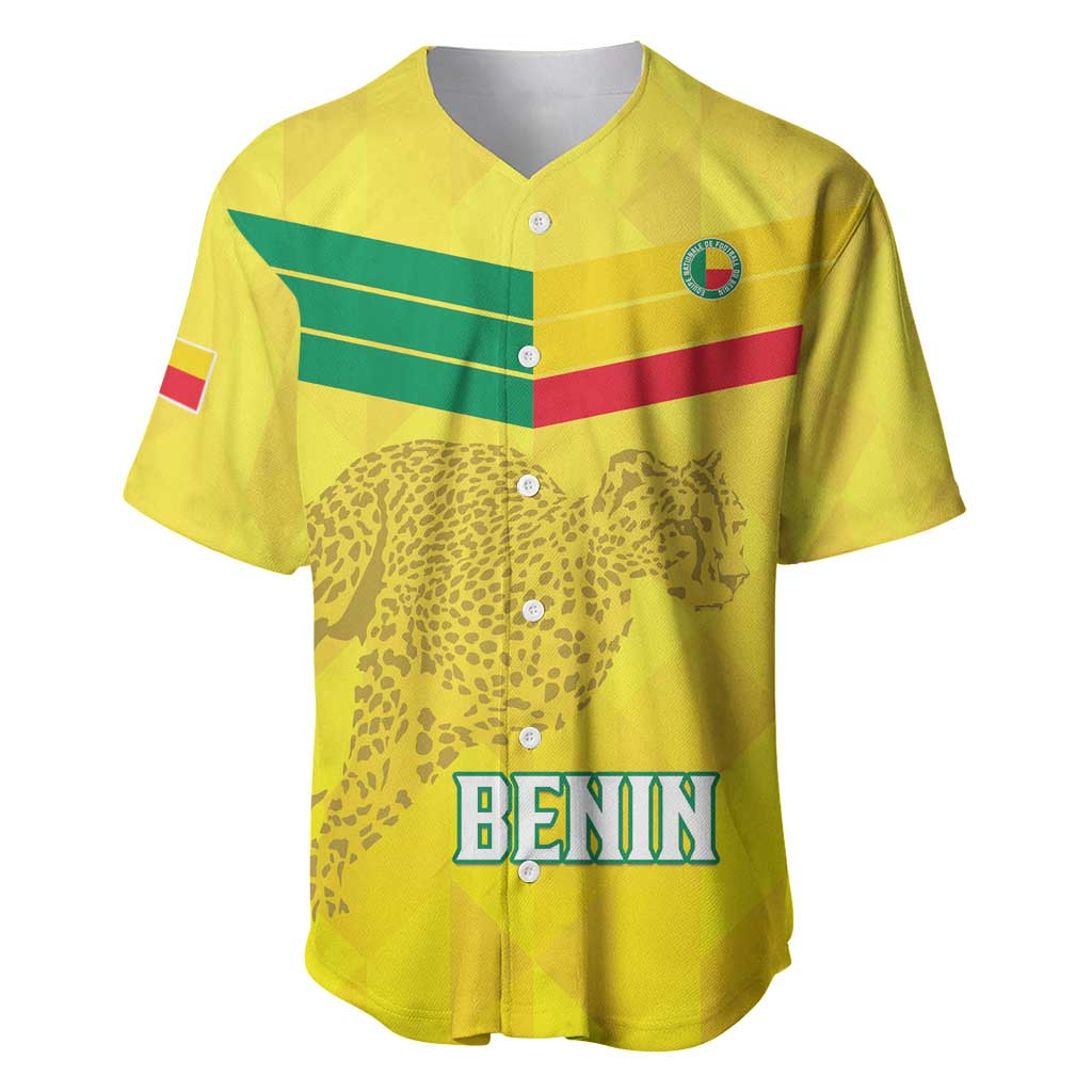 Custom Benin Football Baseball Jersey Go Les Guepards LT15