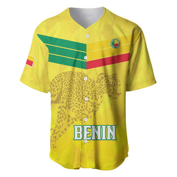 Custom Benin Football Baseball Jersey Go Les Guepards LT15