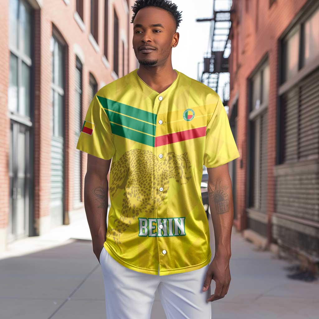 Custom Benin Football Baseball Jersey Go Les Guepards LT15