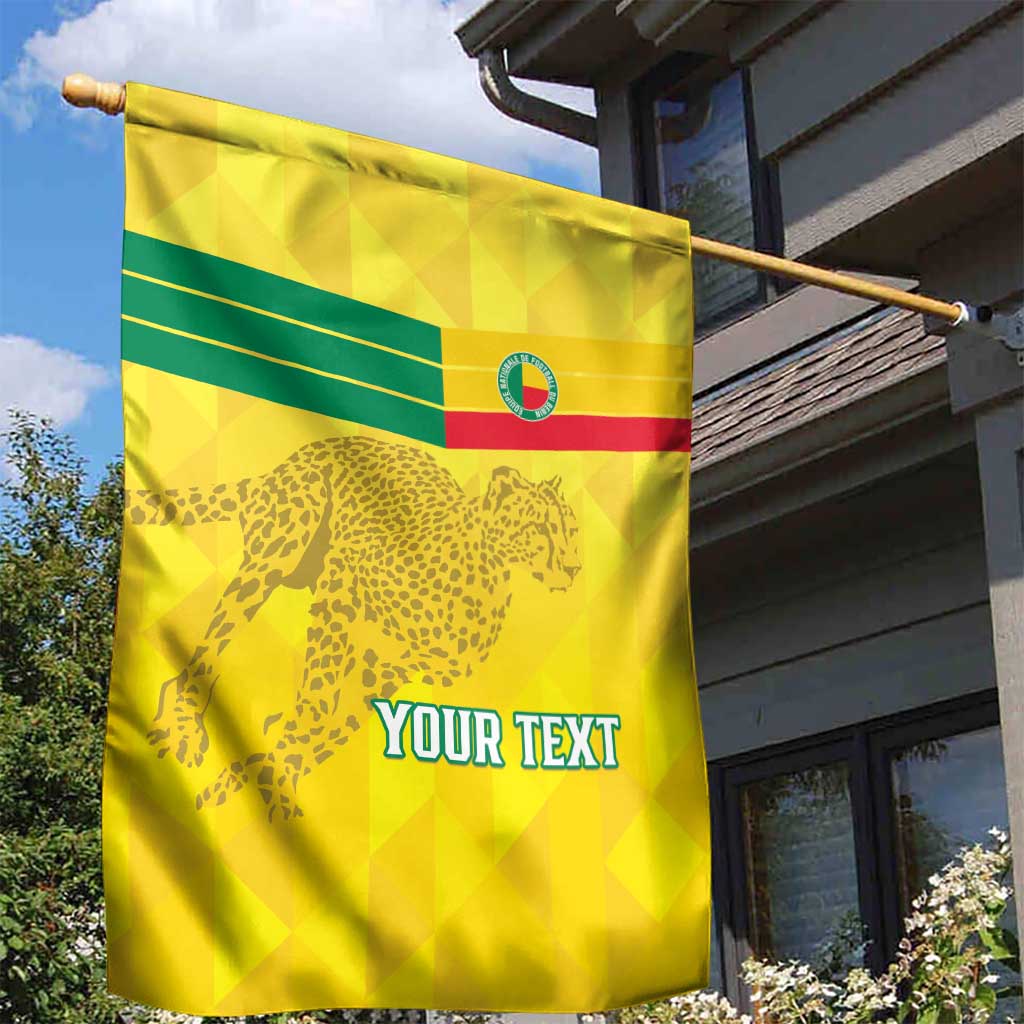 Custom Benin Football Garden Flag Go Les Guepards LT15