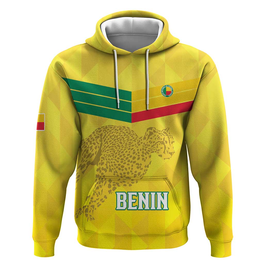 Custom Benin Football Hoodie Go Cheetahs LT15