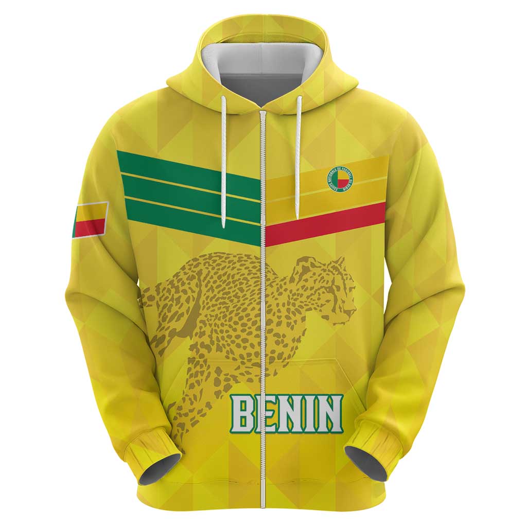 Custom Benin Football Hoodie Go Cheetahs LT15