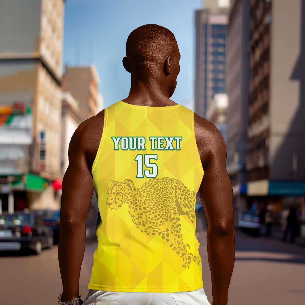 Custom Benin Football Men Tank Top Go Les Guepards LT15