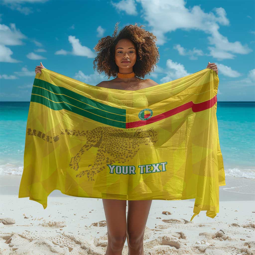 Custom Benin Football Sarong Go Les Guepards LT15