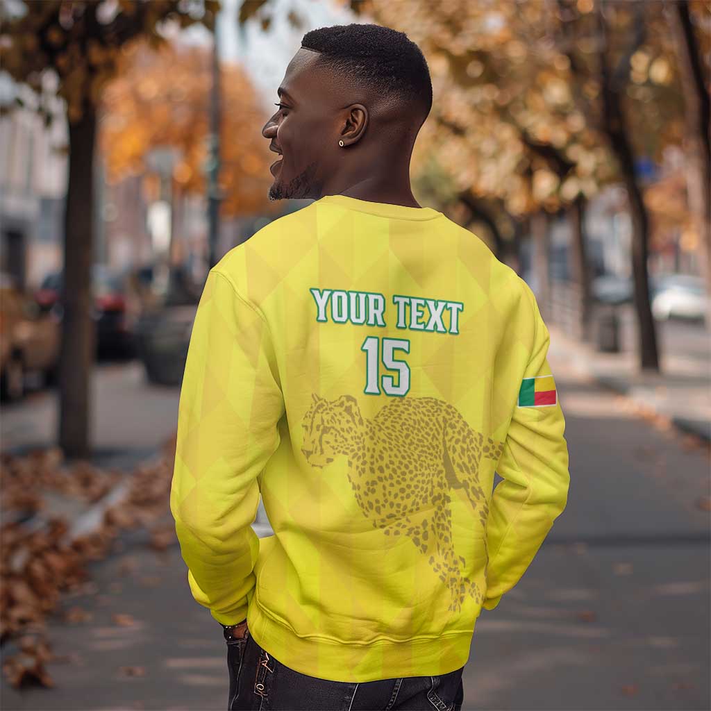 Custom Benin Football Sweatshirt Go Les Guepards LT15