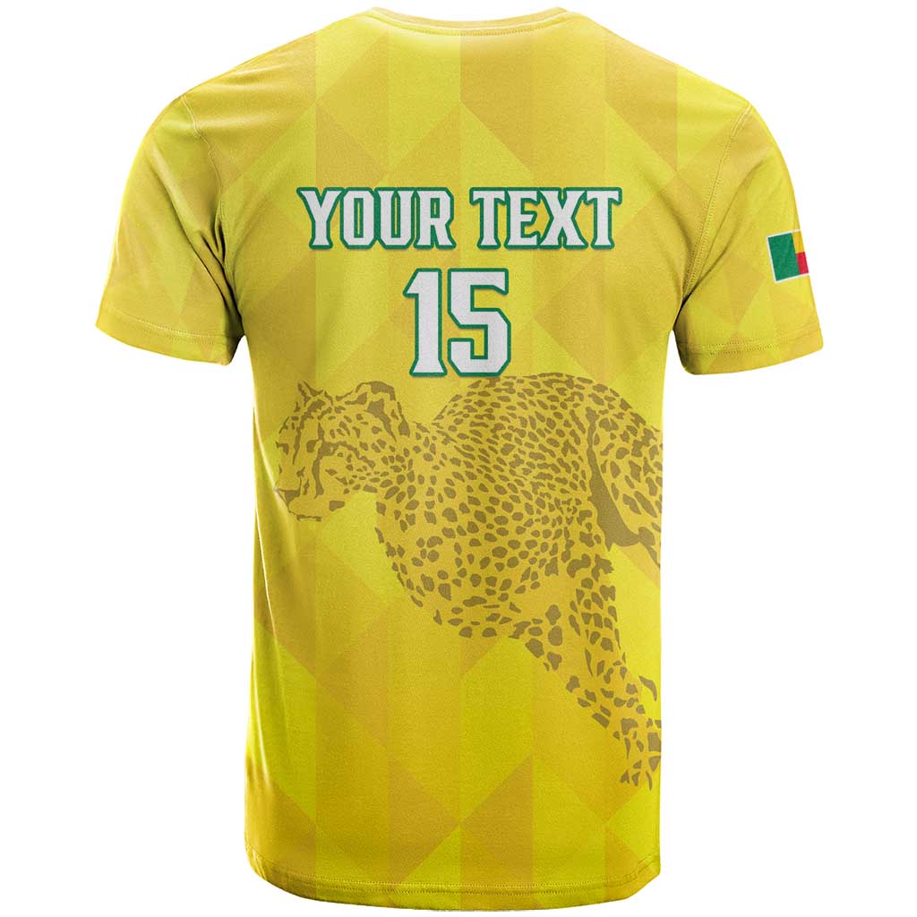 Custom Benin Football T shirt Go Les Guepards LT15