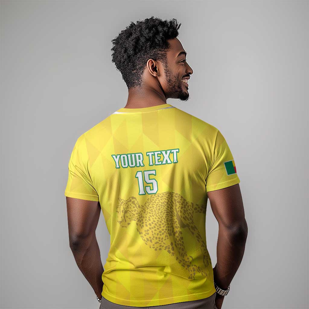 Custom Benin Football T shirt Go Les Guepards LT15