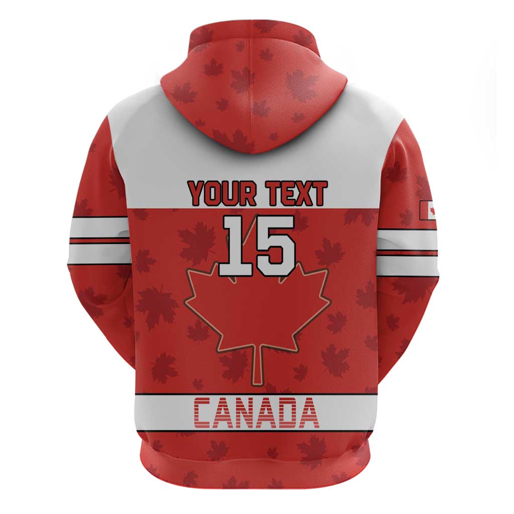 Custom Canada Ice Hockey Hoodie Beaver Mascot With Champions Trophy LT15