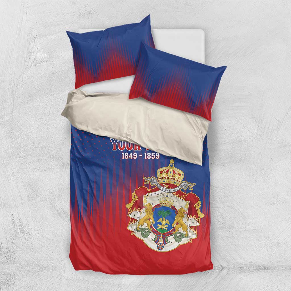 Personalized Anpi an Ayiti Bedding Set Imperial Coat Of Arms Flag Style LT15