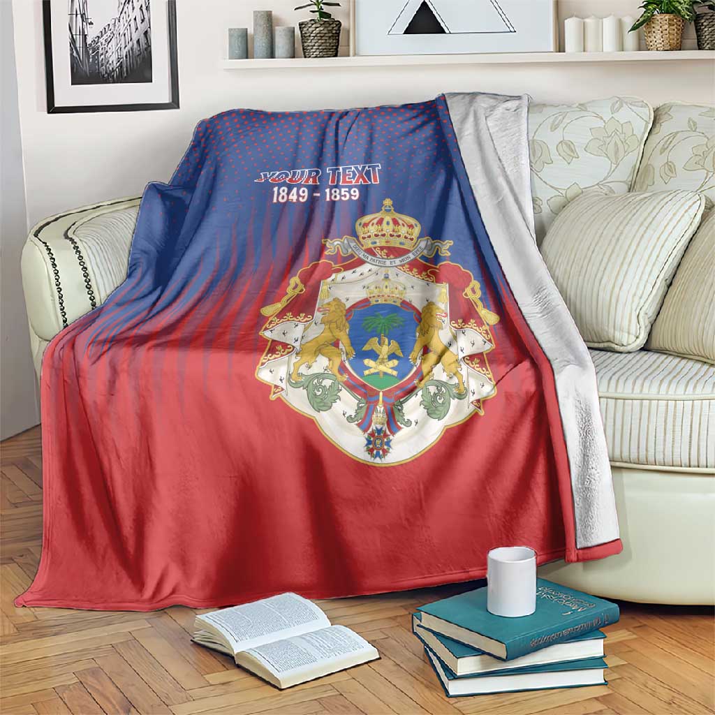 Personalized Anpi an Ayiti Blanket Imperial Coat Of Arms Flag Style LT15