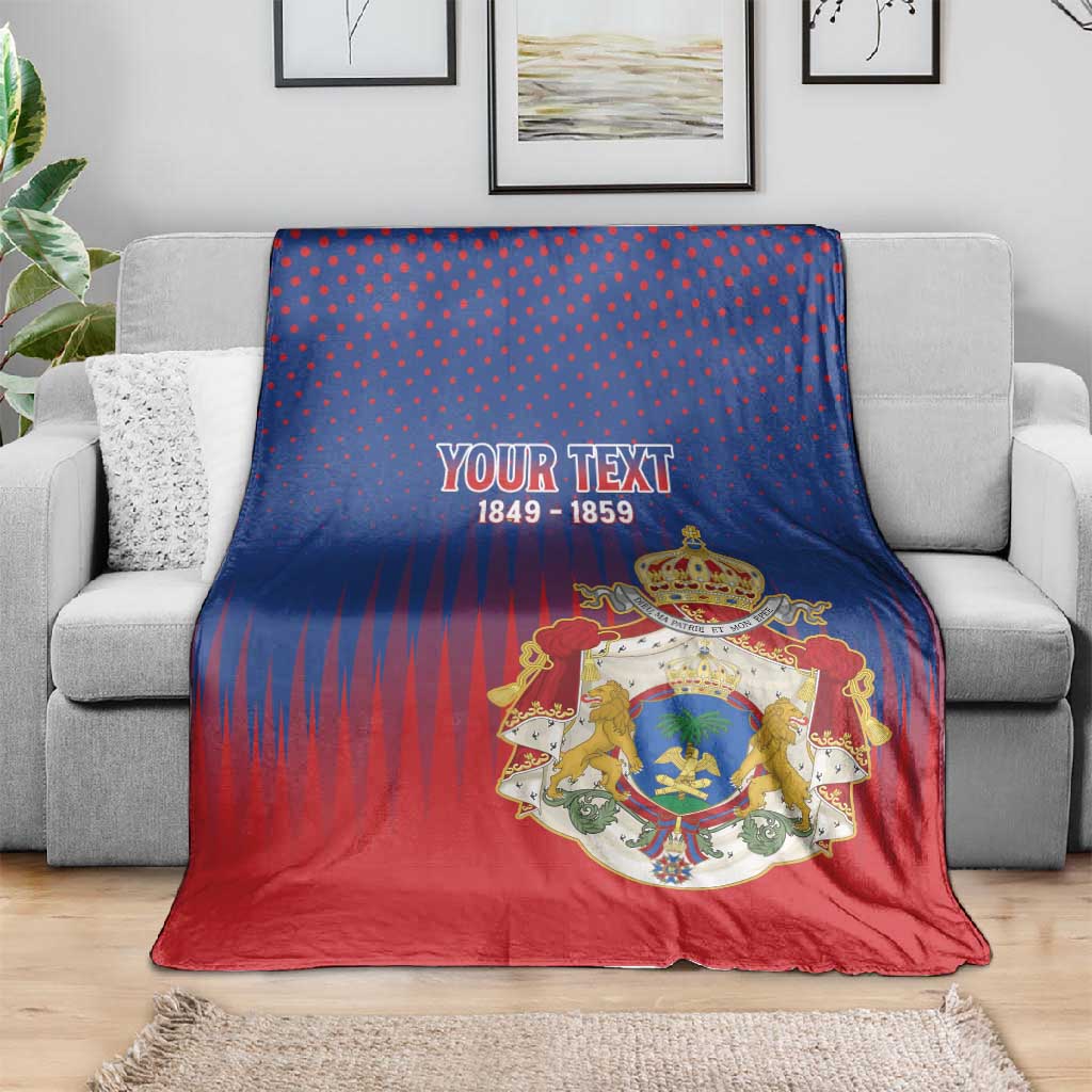 Personalized Anpi an Ayiti Blanket Imperial Coat Of Arms Flag Style LT15