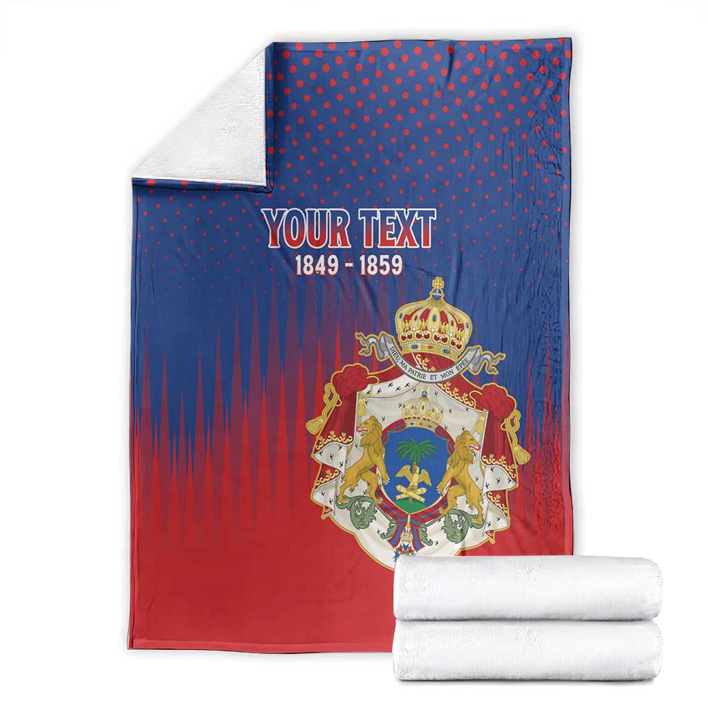 Personalized Anpi an Ayiti Blanket Imperial Coat Of Arms Flag Style LT15