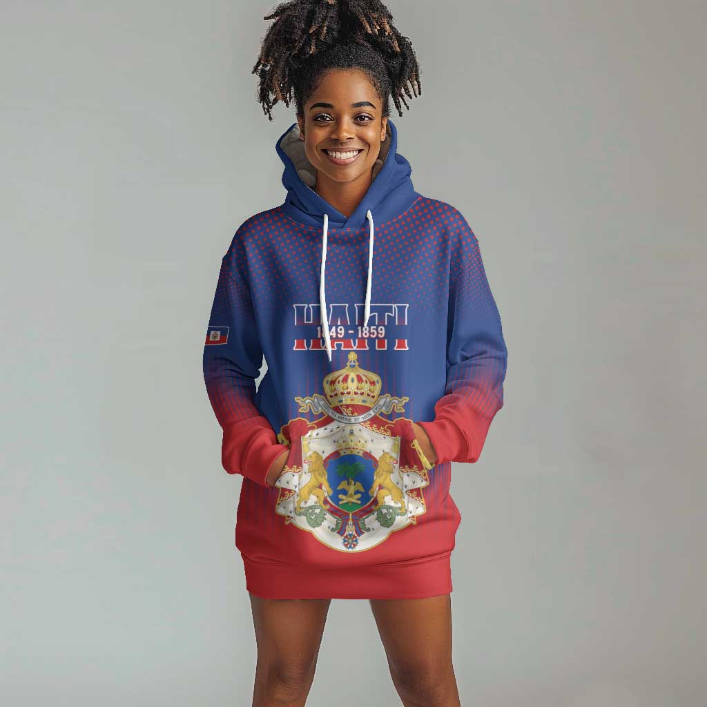 Personalized Anpi an Ayiti Hoodie Dress Imperial Coat Of Arms Flag Style LT15