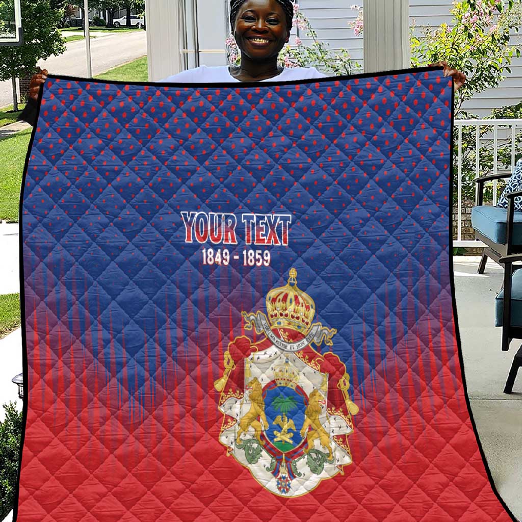 Personalized Anpi an Ayiti Quilt Imperial Coat Of Arms Flag Style LT15