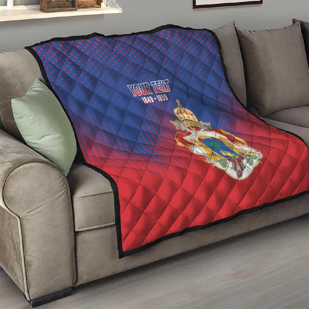 Personalized Anpi an Ayiti Quilt Imperial Coat Of Arms Flag Style LT15