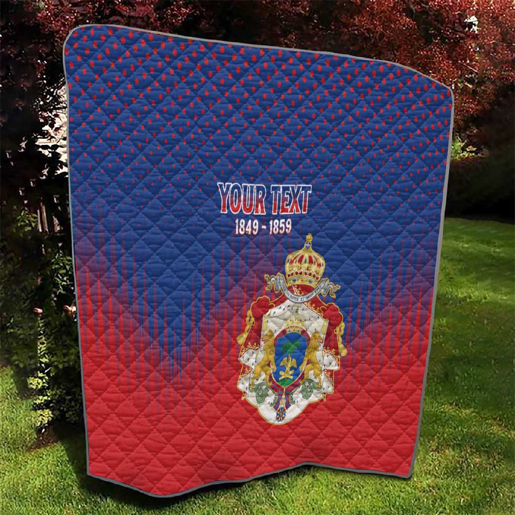 Personalized Anpi an Ayiti Quilt Imperial Coat Of Arms Flag Style LT15