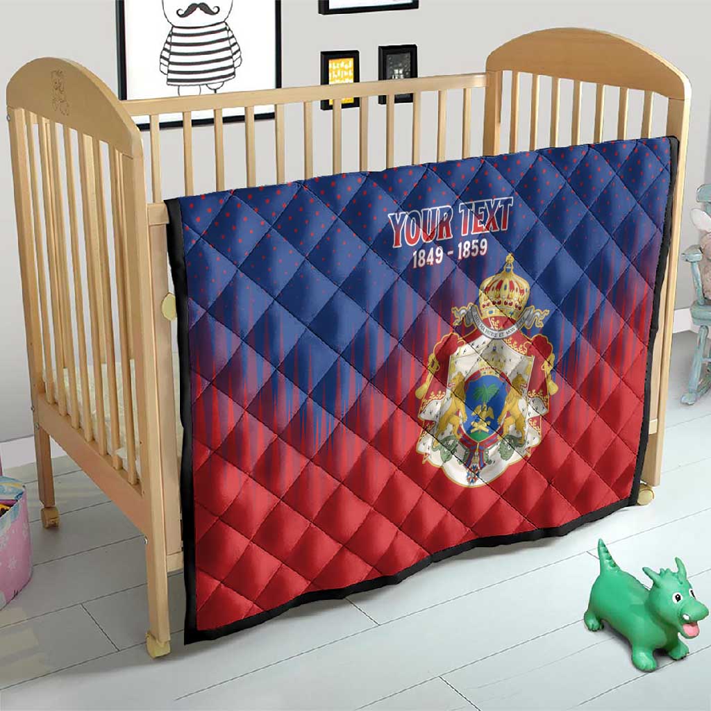 Personalized Anpi an Ayiti Quilt Imperial Coat Of Arms Flag Style LT15