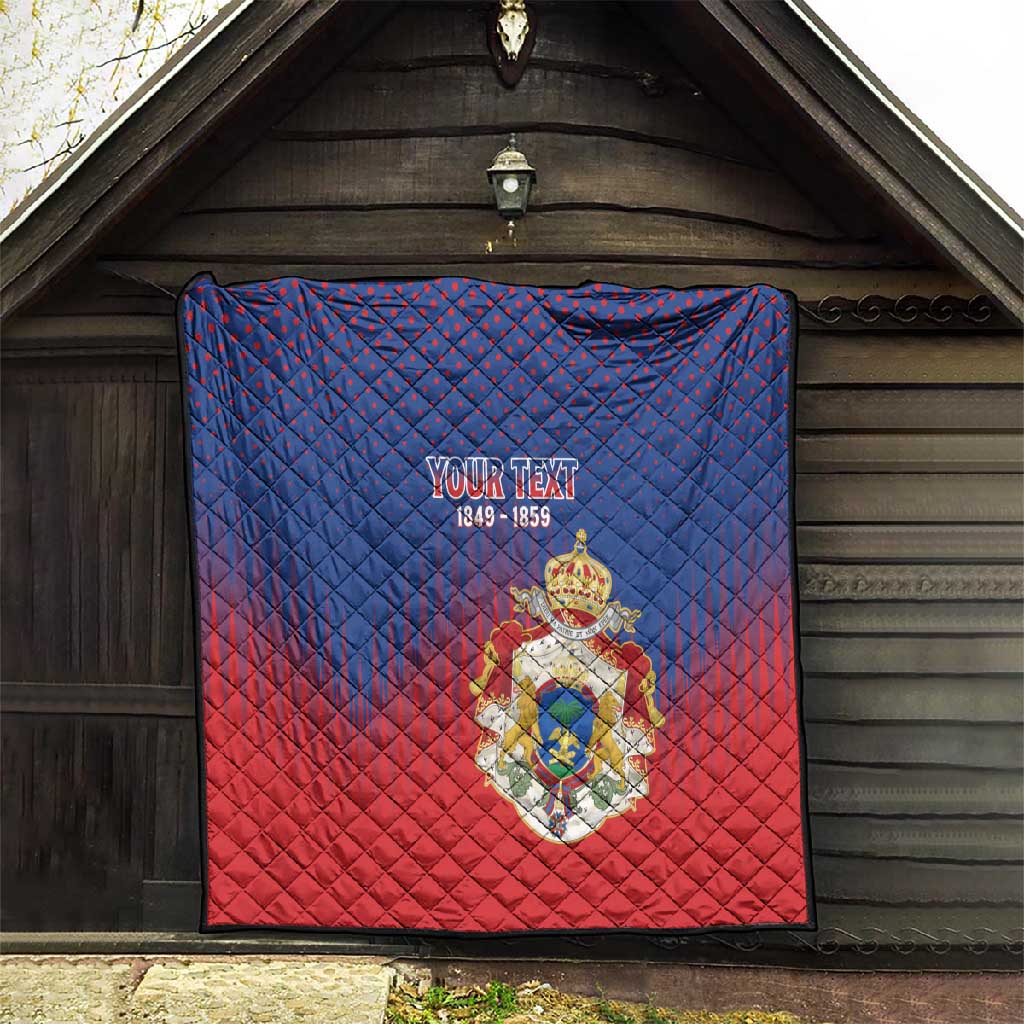 Personalized Anpi an Ayiti Quilt Imperial Coat Of Arms Flag Style LT15