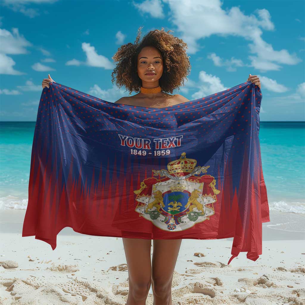 Personalized Anpi an Ayiti Sarong Imperial Coat Of Arms Flag Style LT15