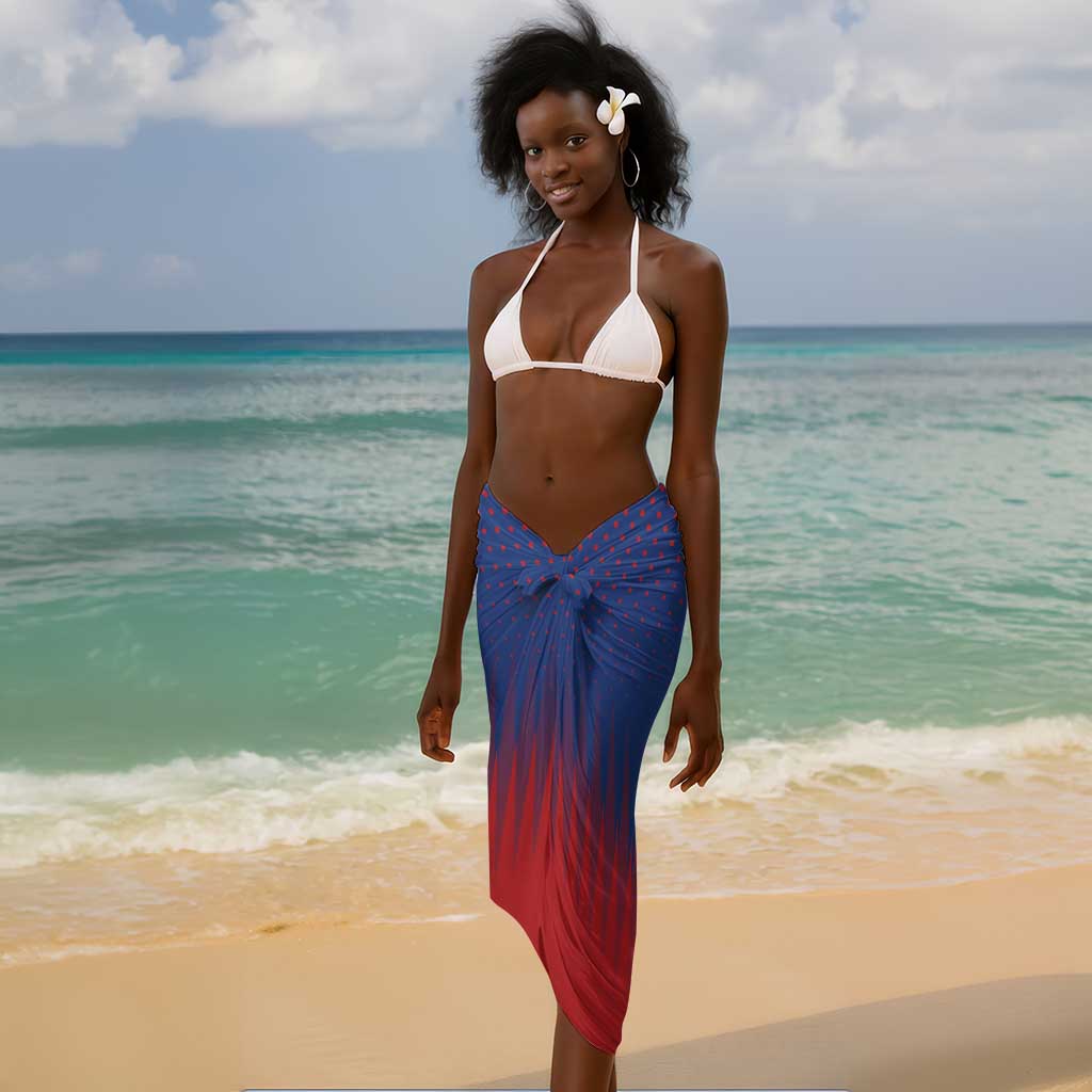 Personalized Anpi an Ayiti Sarong Imperial Coat Of Arms Flag Style LT15