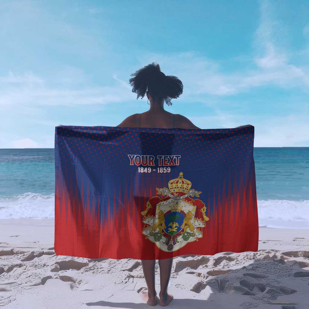 Personalized Anpi an Ayiti Sarong Imperial Coat Of Arms Flag Style LT15