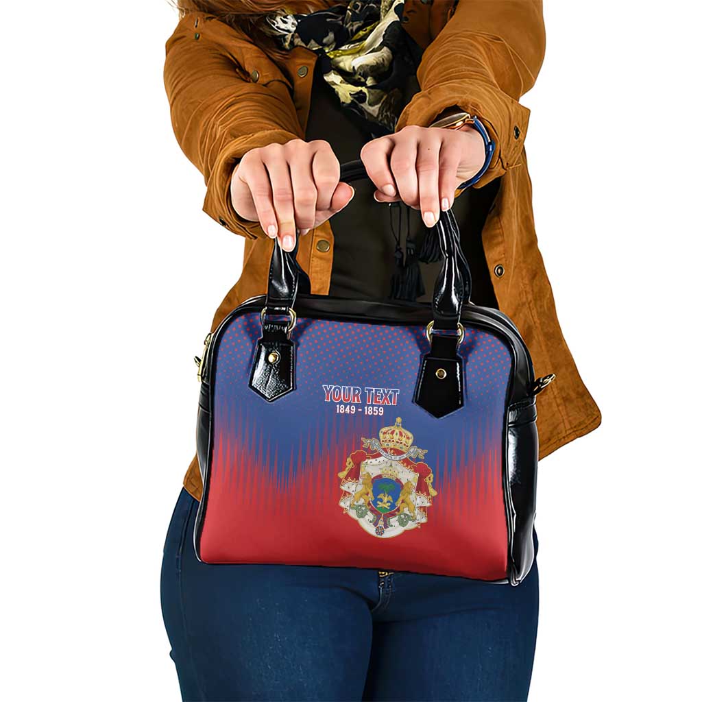 Personalized Second Empire of Haiti 1849-1859 Shoulder Handbag Imperial Coat Of Arms Flag Style LT15